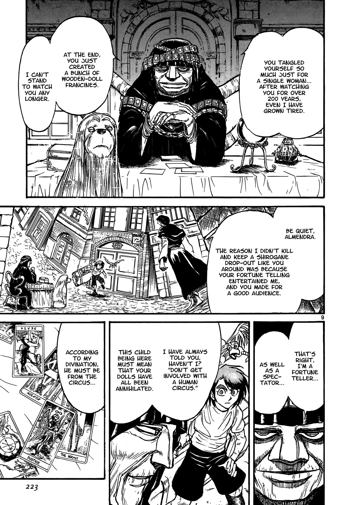 Karakuri Circus Chapter 421 page 8 - Chapter 421: Deus Ex Machina - Act 88 - Prague in Orbit