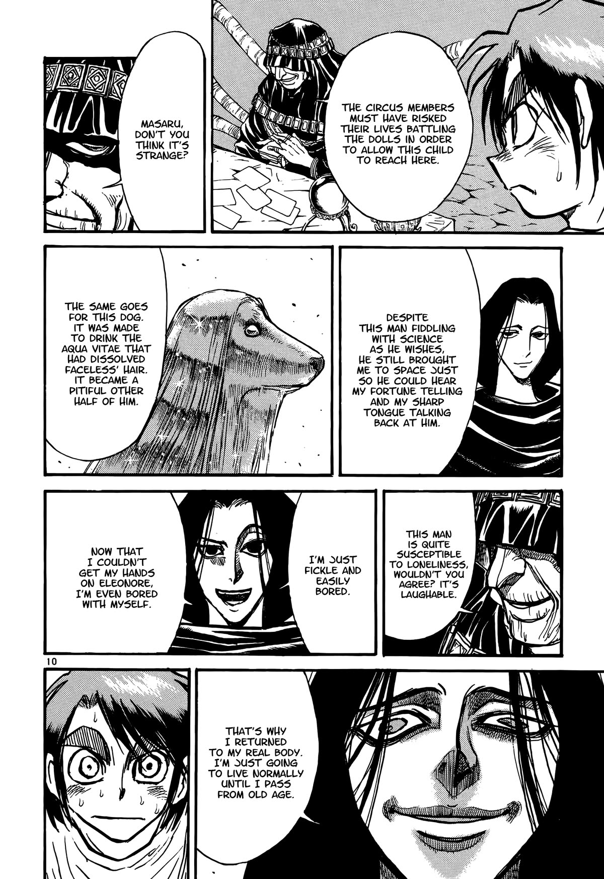 Karakuri Circus Chapter 421 page 9 - Chapter 421: Deus Ex Machina - Act 88 - Prague in Orbit