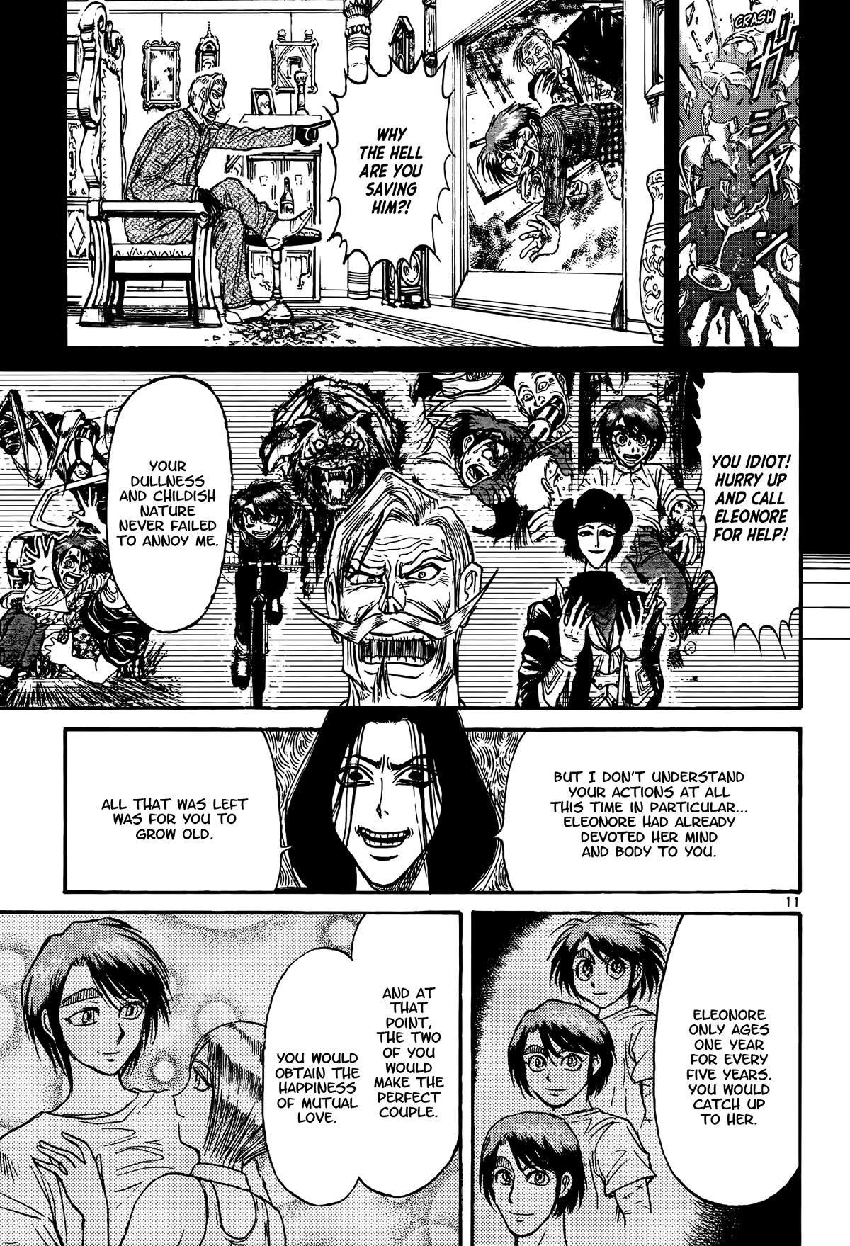 Karakuri Circus Chapter 422 page 11 - Chapter 422: Deus Ex Machina - Act 89 - Question and Answer