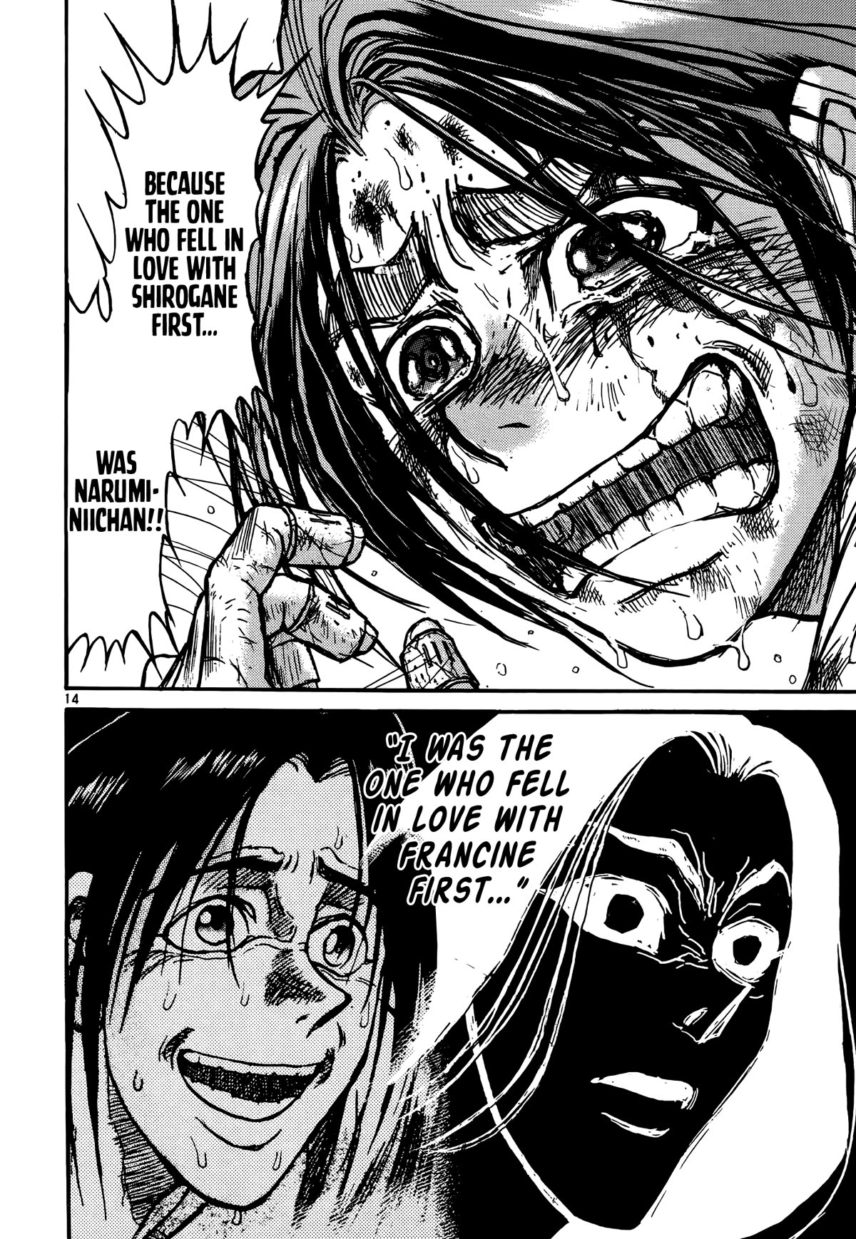 Karakuri Circus Chapter 422 page 14 - Chapter 422: Deus Ex Machina - Act 89 - Question and Answer