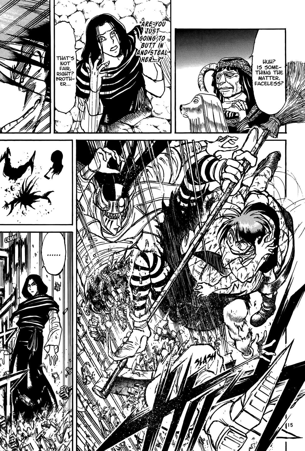 Karakuri Circus Chapter 422 page 15 - Chapter 422: Deus Ex Machina - Act 89 - Question and Answer