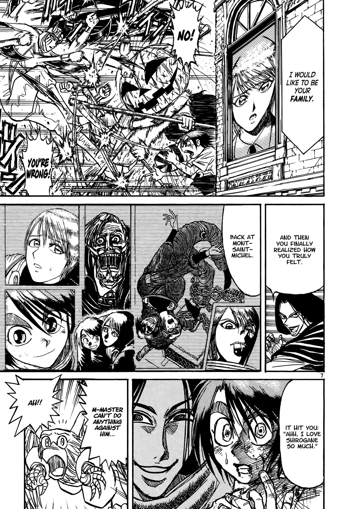 Karakuri Circus Chapter 422 page 7 - Chapter 422: Deus Ex Machina - Act 89 - Question and Answer