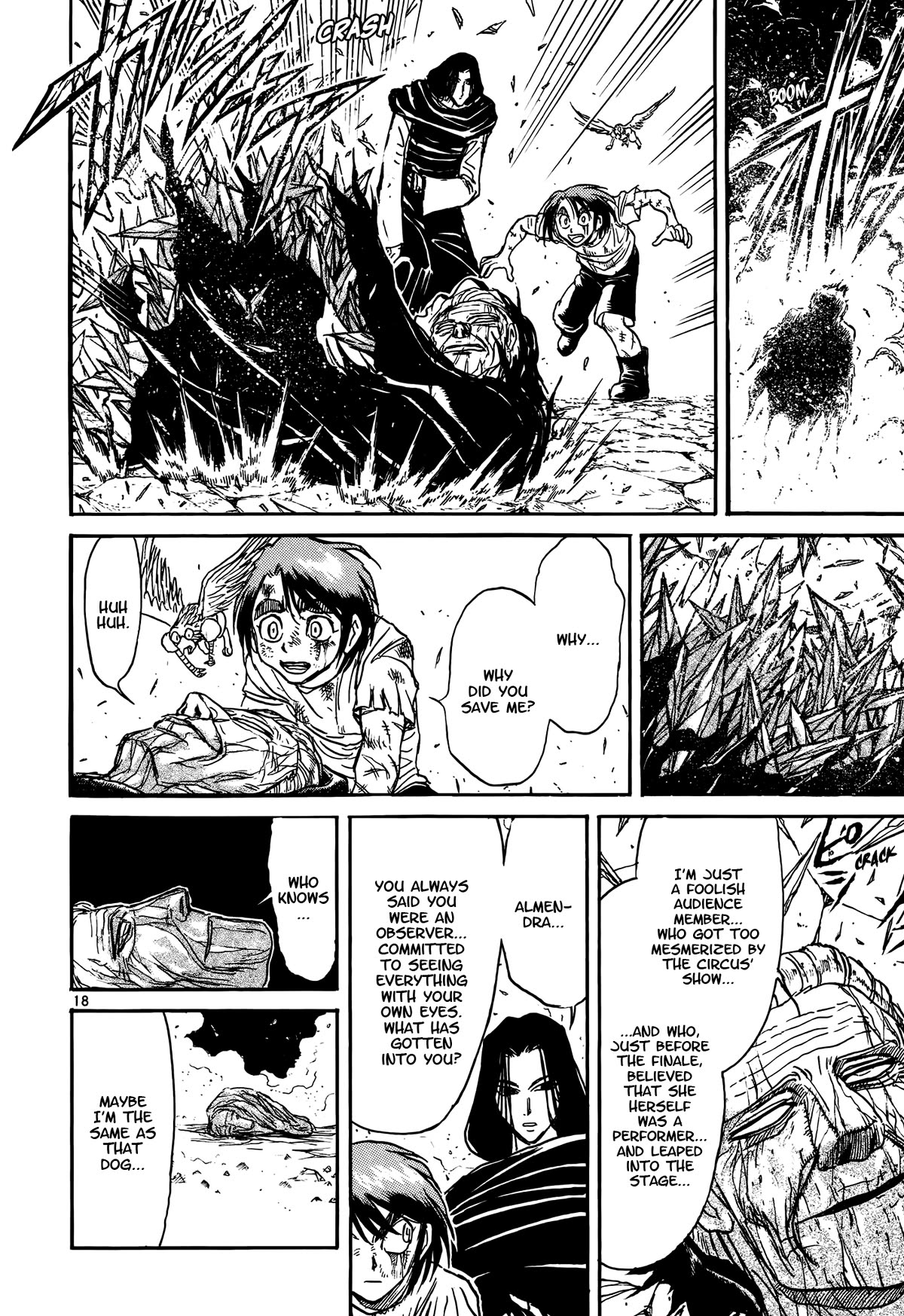 Karakuri Circus Chapter 423 page 18 - Chapter 423: Deus Ex Machina - Act 90 - Diamantina