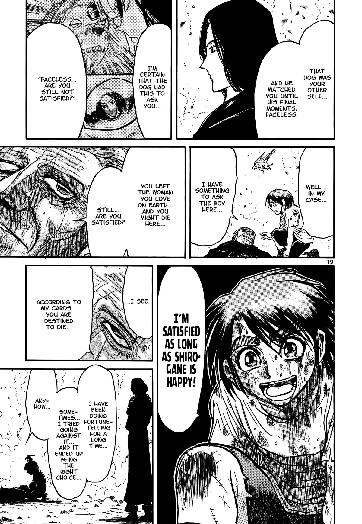 Karakuri Circus Chapter 423 page 19 - Chapter 423: Deus Ex Machina - Act 90 - Diamantina