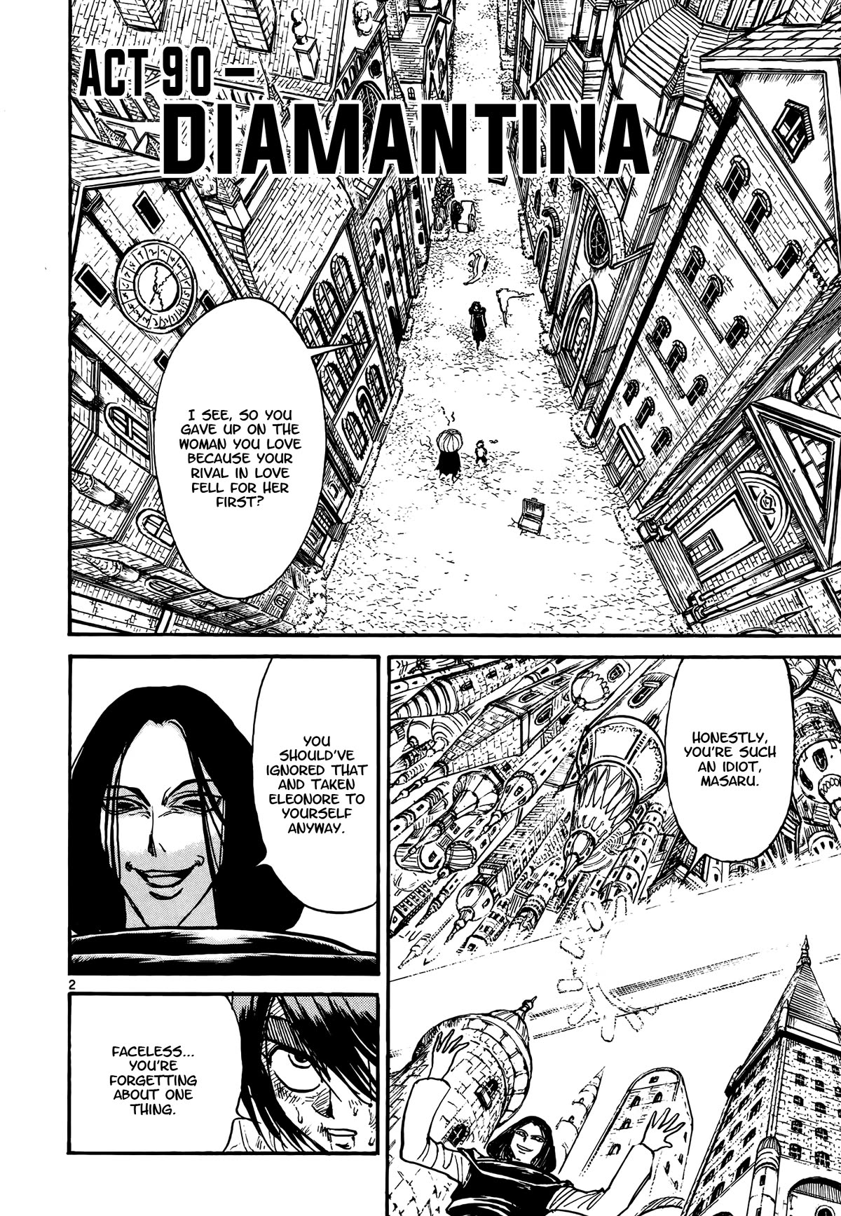 Karakuri Circus Chapter 423 page 2 - Chapter 423: Deus Ex Machina - Act 90 - Diamantina