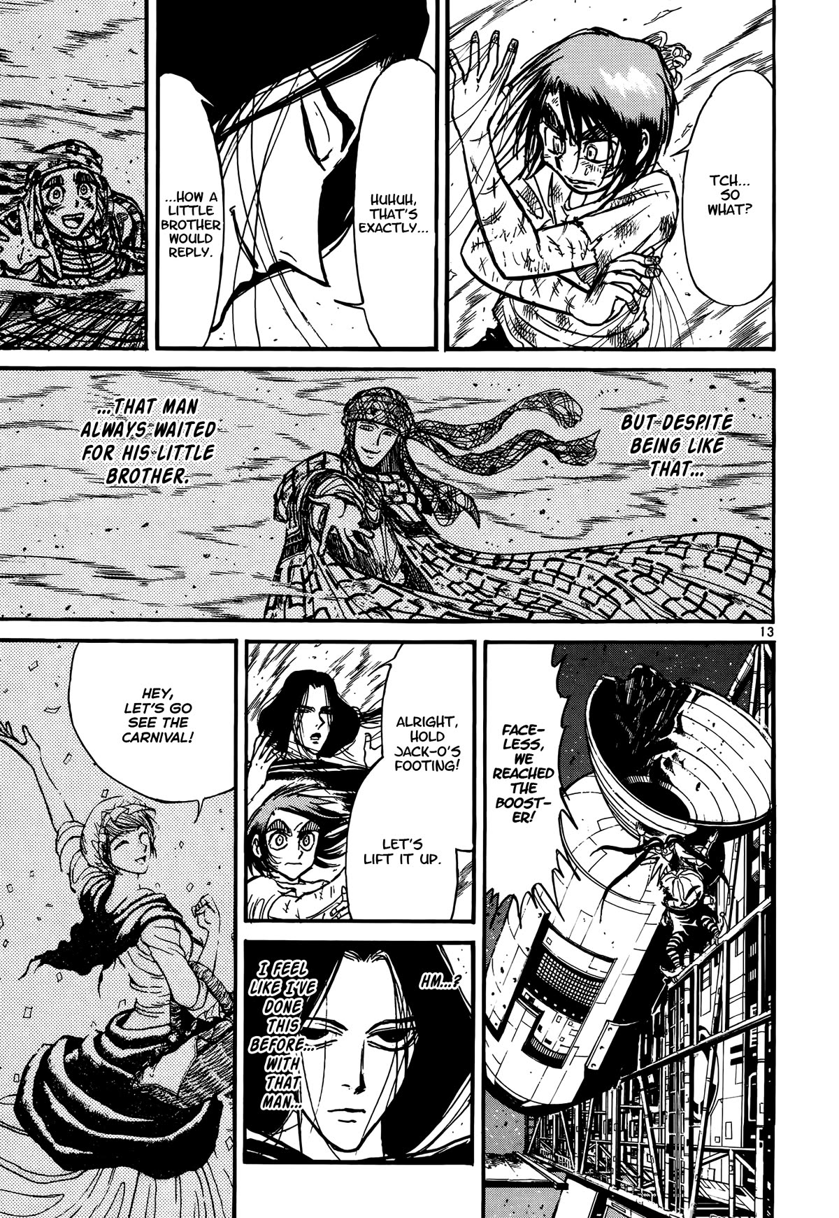 Karakuri Circus Chapter 424 page 13 - Chapter 424: Deus Ex Machina - Act 91 - Puppet Show