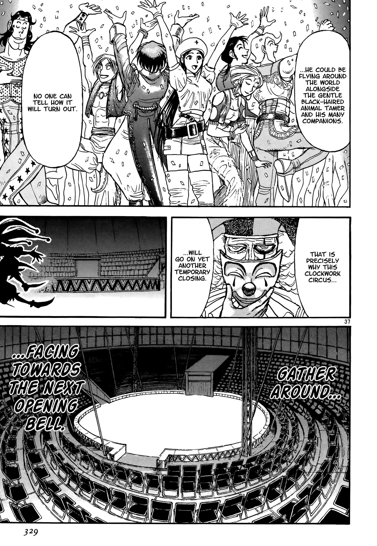 Karakuri Circus Chapter 425 page 37 - Chapter 425: Deus Ex Machina - The Curtain Falls [END]
