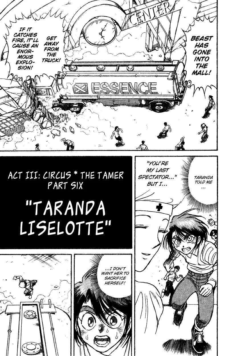 Karakuri Circus Chapter 45 page 1 - Chapter 45: Taranda Liselotte - Act 3: Circus * The Tamer