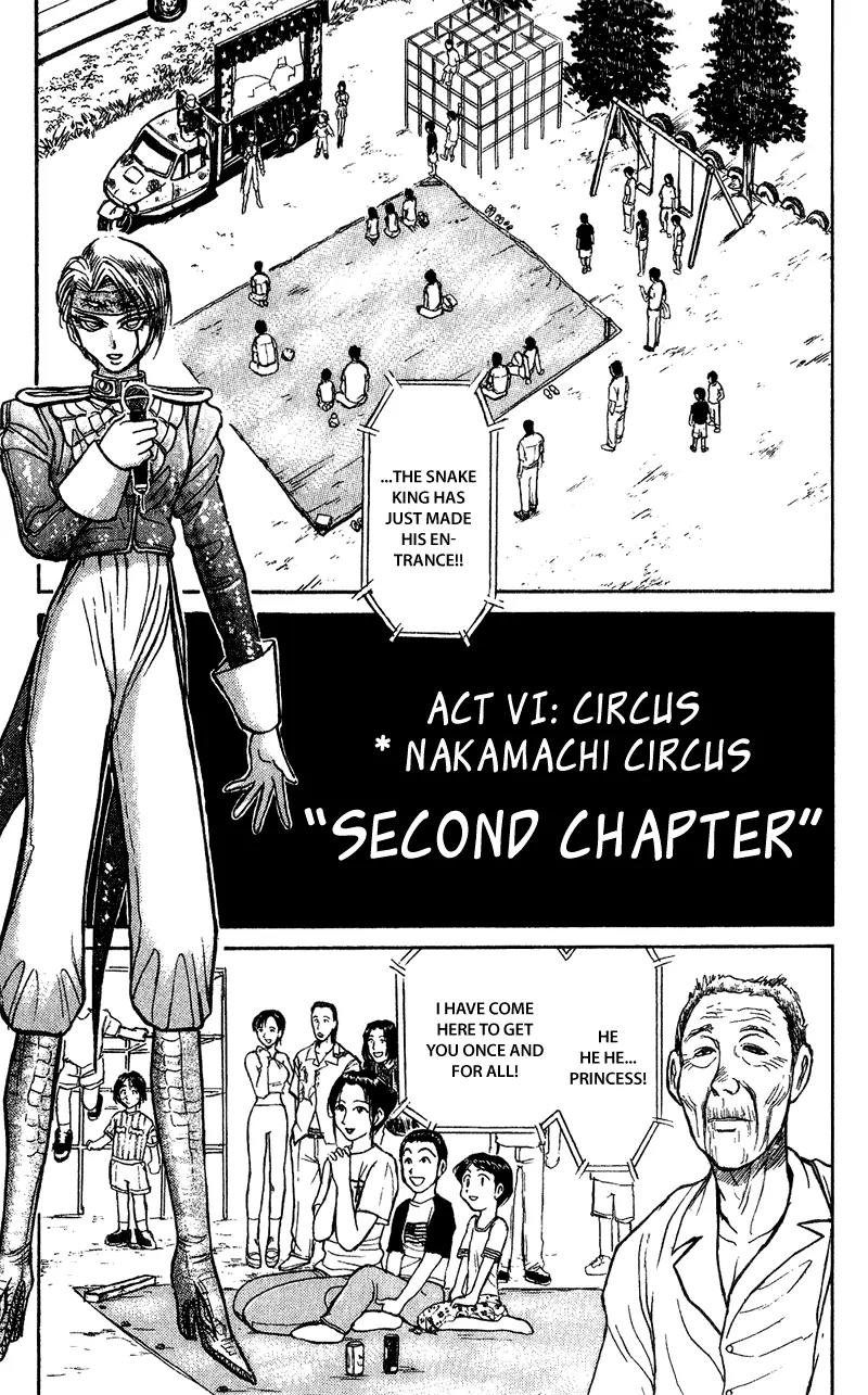 Karakuri Circus Chapter 60 page 2 - Chapter 60: Second Chapter - Act 6: Circus * Nakamachi Circus