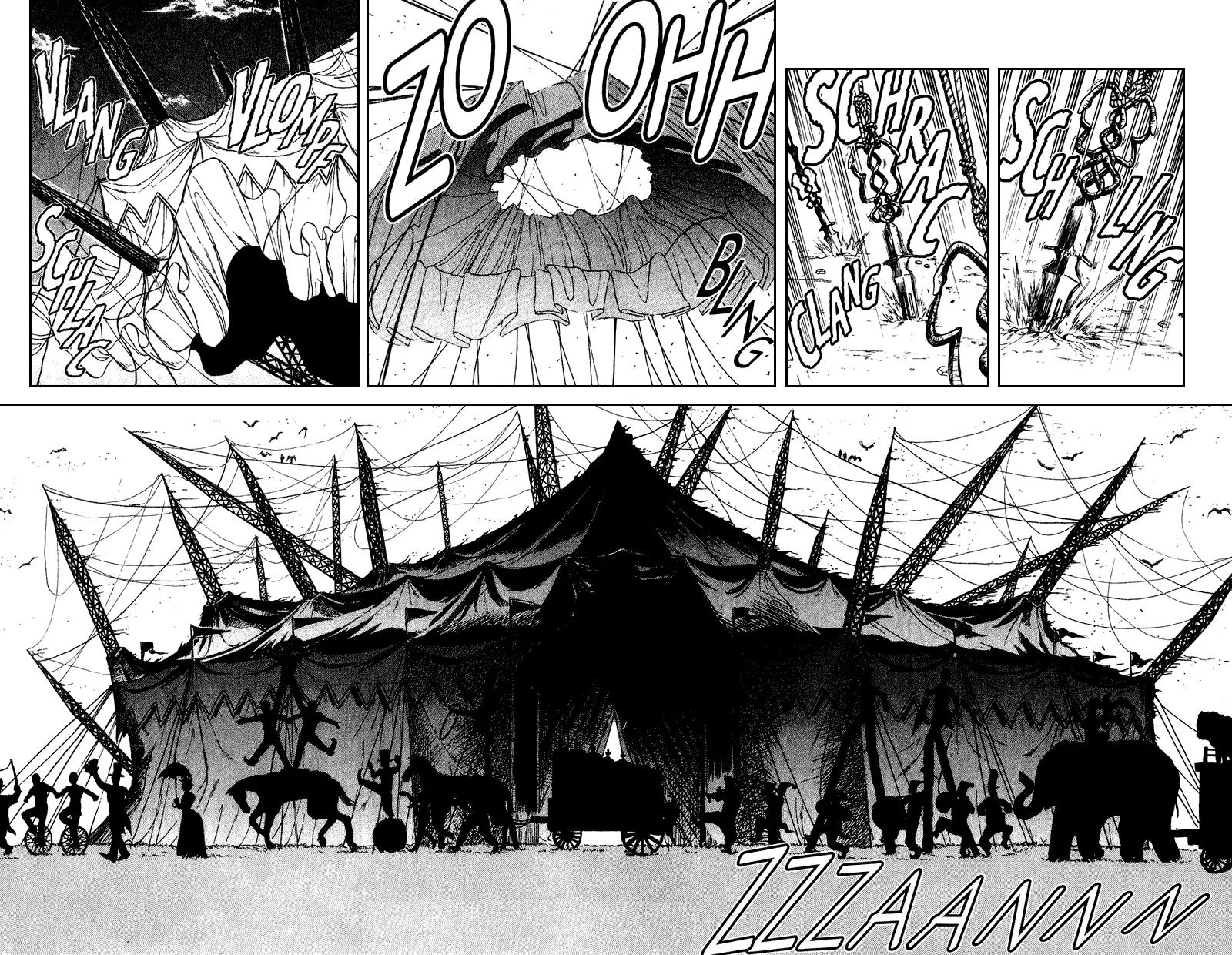 Karakuri Circus Chapter 66 page 11 - Chapter 66: The Great Tent - Act 7: Karakuri * A Man