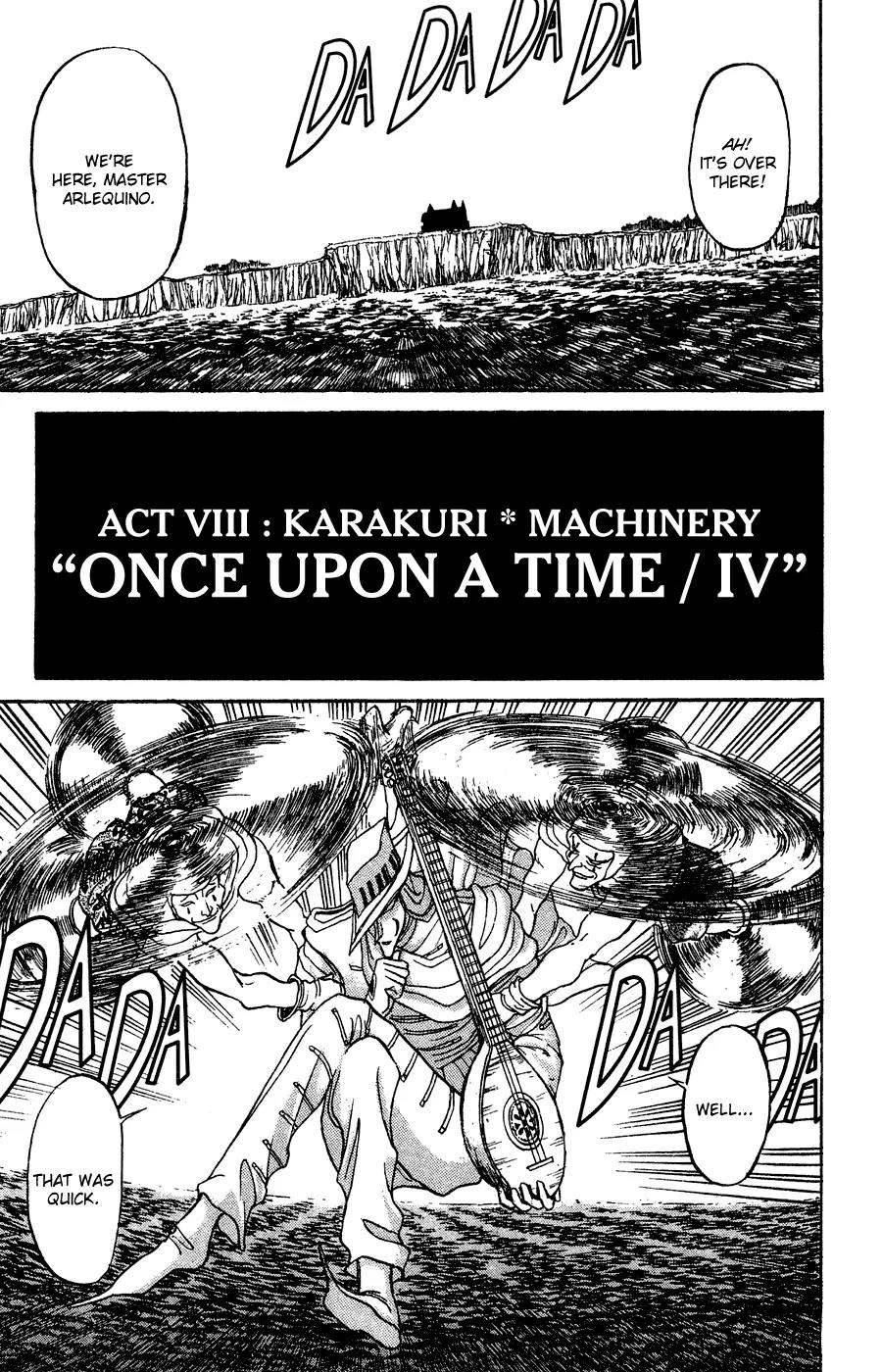 Karakuri Circus Chapter 80 page 2 - Chapter 80: Once Upon A Time / IV - Act 8: Karakuri * Machinery