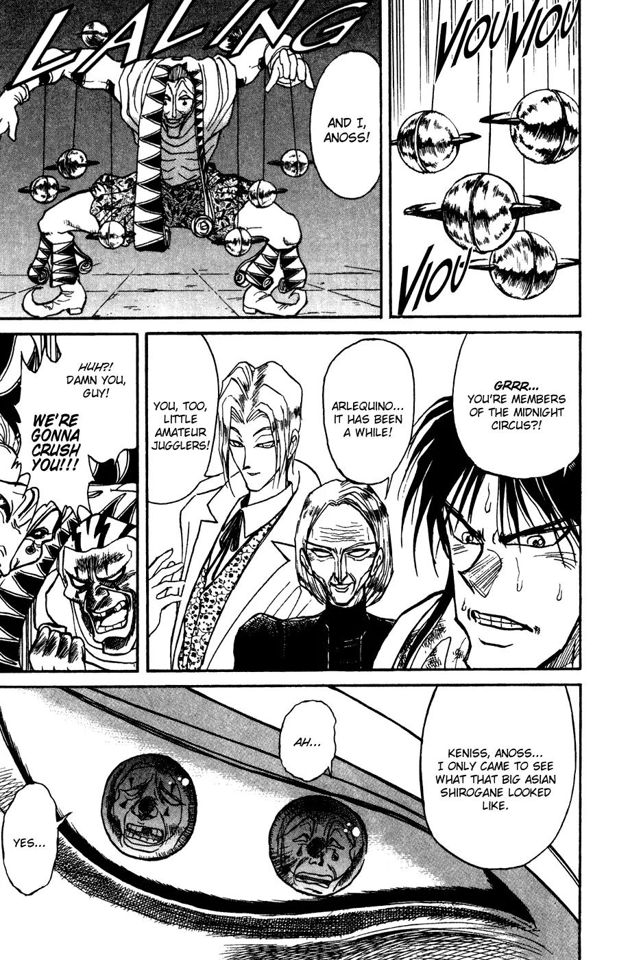 Karakuri Circus Chapter 81 page 14 - Chapter 81: Arlequino's Arrival - Act 8: Karakuri * Machinery
