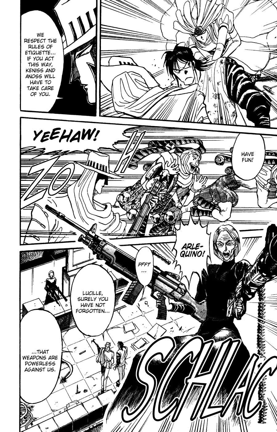 Karakuri Circus Chapter 81 page 17 - Chapter 81: Arlequino's Arrival - Act 8: Karakuri * Machinery
