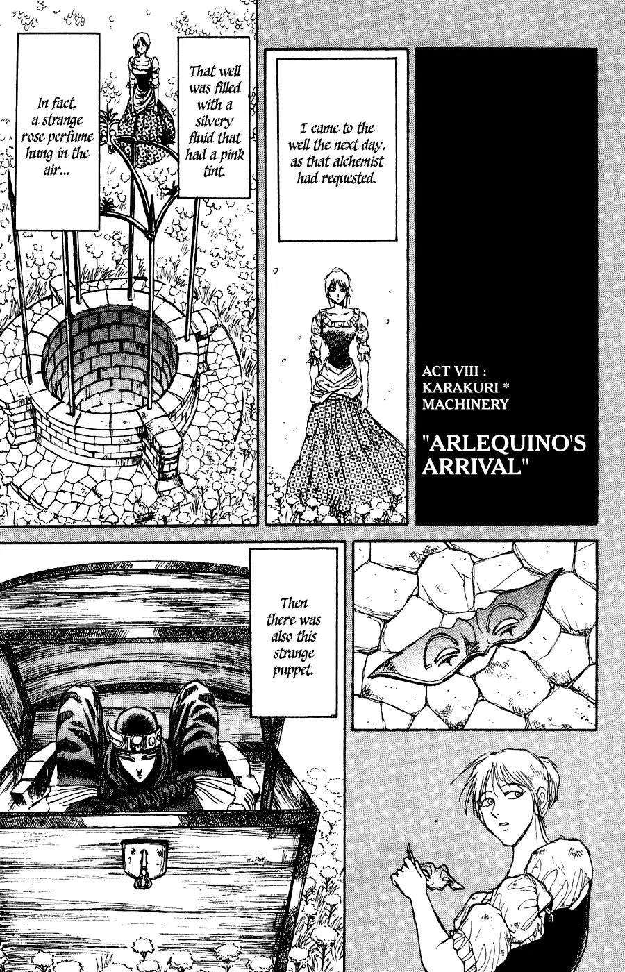 Karakuri Circus Chapter 81 page 2 - Chapter 81: Arlequino's Arrival - Act 8: Karakuri * Machinery