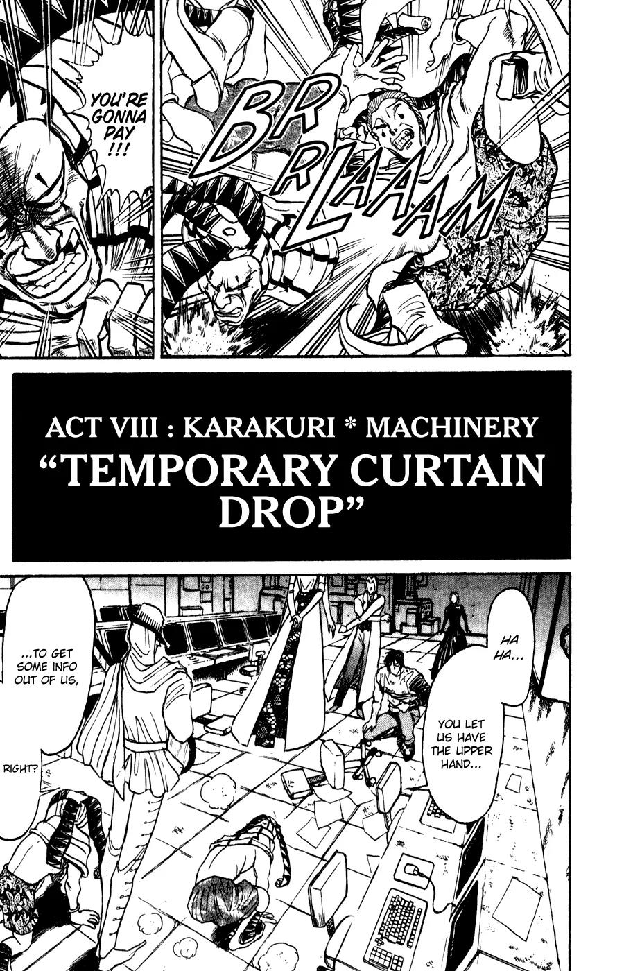 Karakuri Circus Chapter 83 page 2 - Chapter 83: Temporary Curtain Drop - Act 8: Karakuri * Machinery