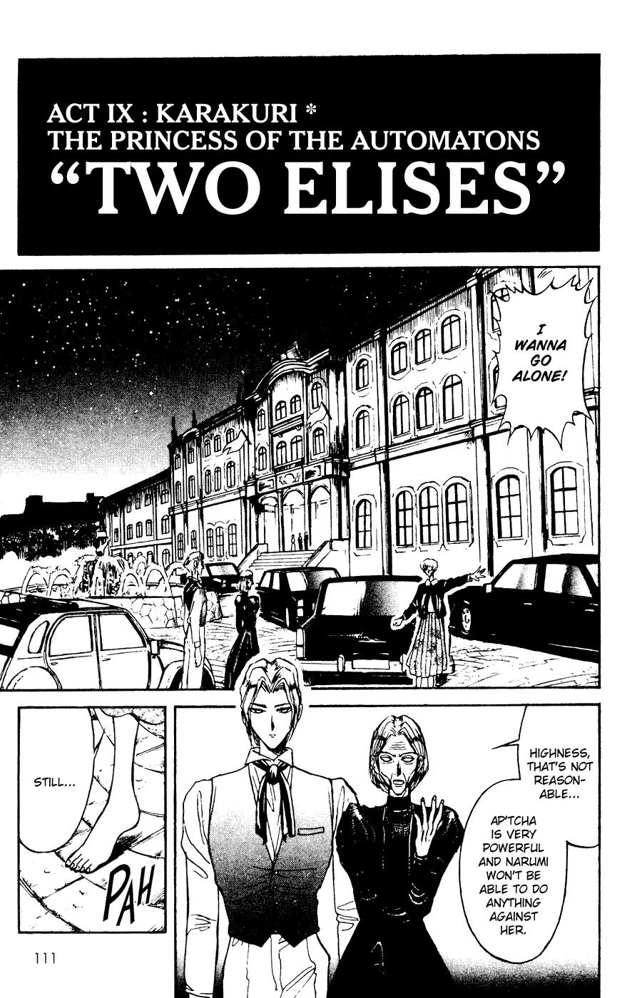 Karakuri Circus Chapter 93 page 2 - Chapter 93: Two Elises - Act 9: Karakuri * The Princess Of The Automatons