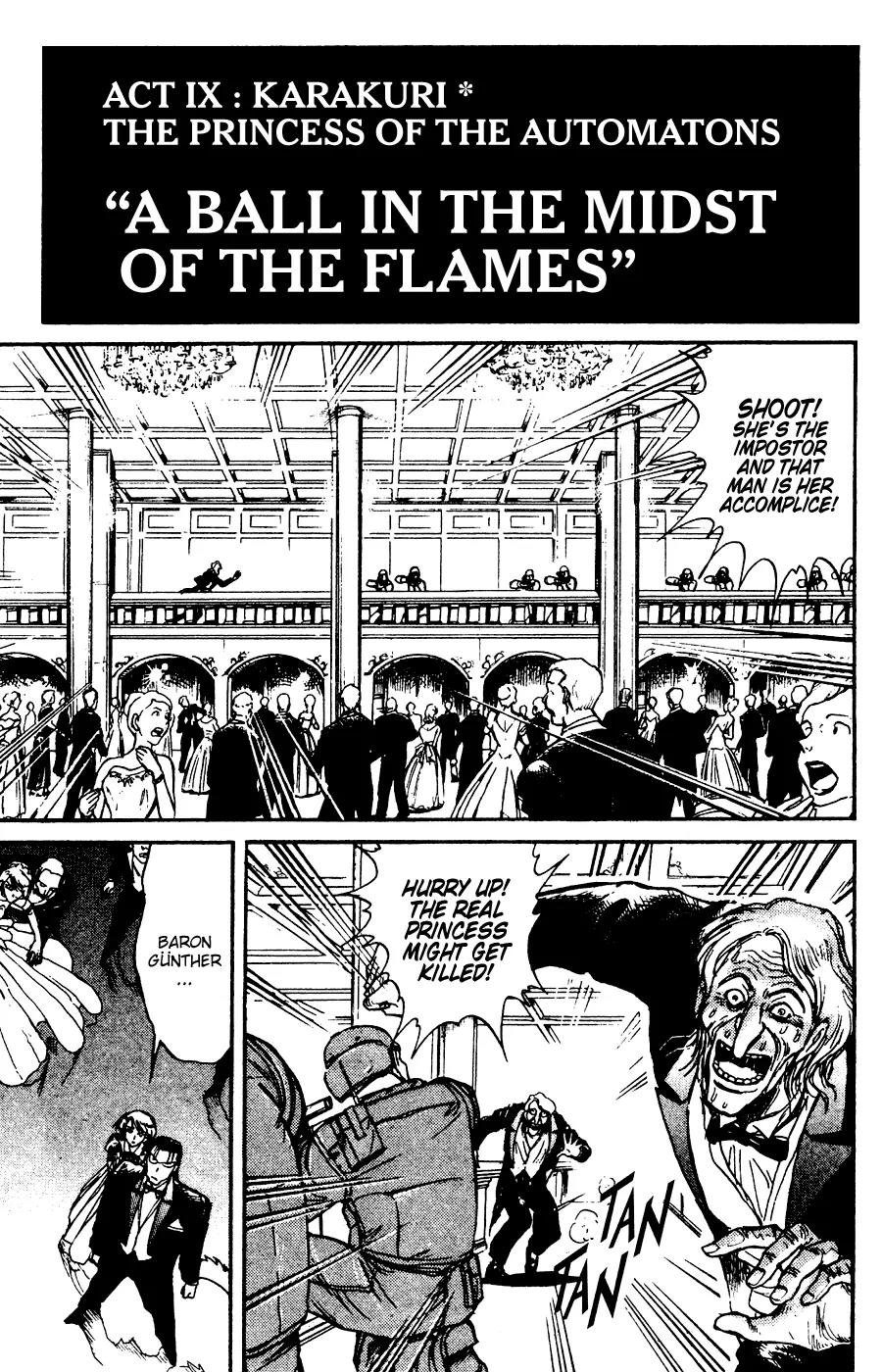 Karakuri Circus Chapter 94 page 2 - Chapter 94: A Ball In The Midst Of The Flames - Act 9: Karakuri * The Princess Of The Automatons
