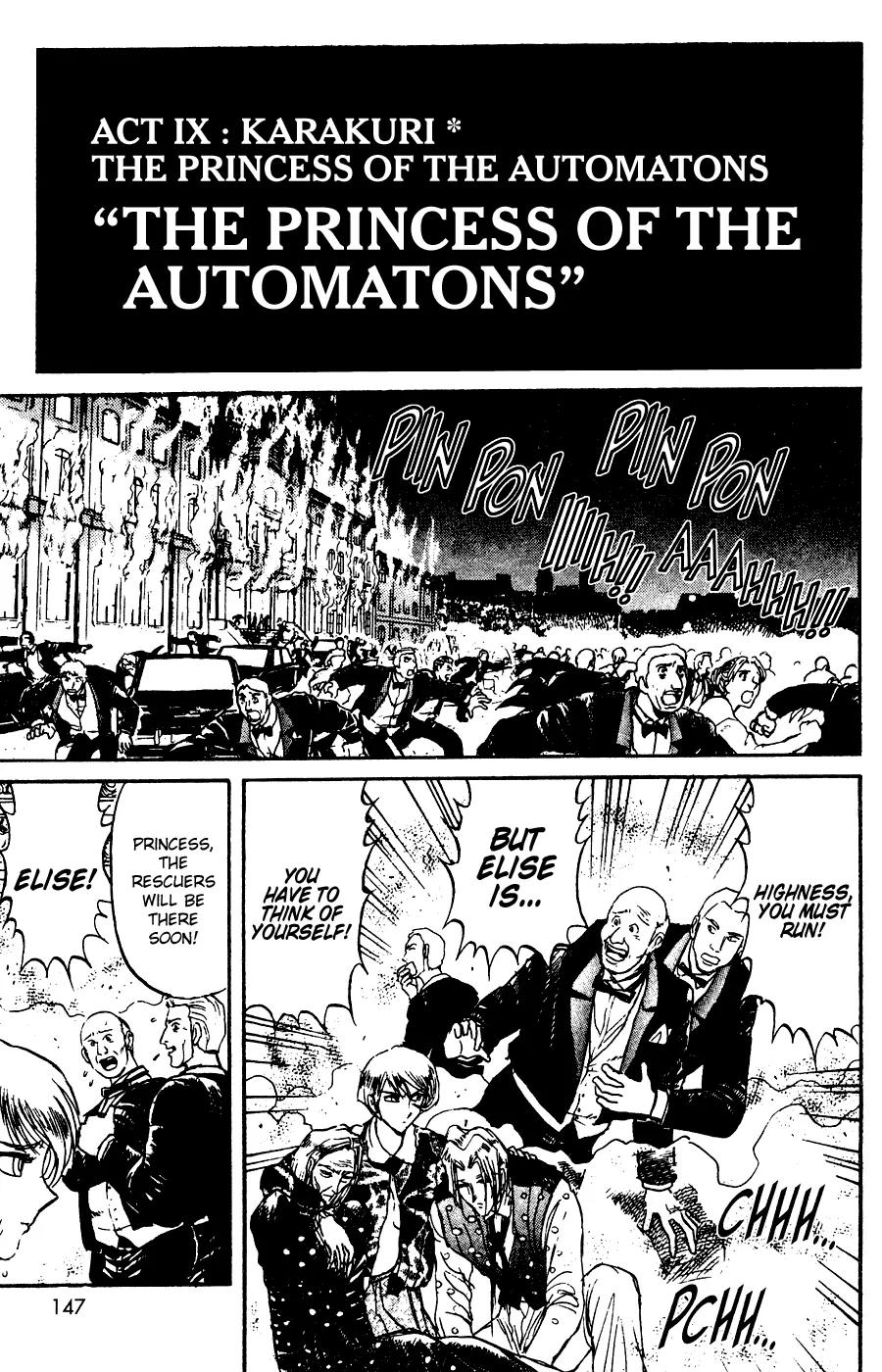 Karakuri Circus Chapter 95 page 2 - Chapter 95: The Princess Of The Automatons - Act 9: Karakuri * The Princess Of The Automatons