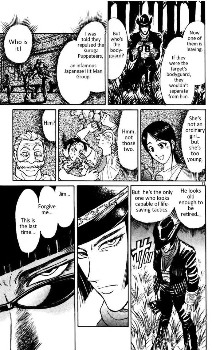 Karakuri Circus Chapter 99 page 14 - Chapter 99: Circus - Knife - Wielding Vilma - Act 3: The Hit Man Arrives