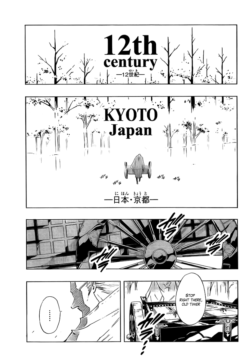 Karakuridouji Ultimo Chapter 1 page 4 - Chapter 1: Nanban-Okina Misty Pass