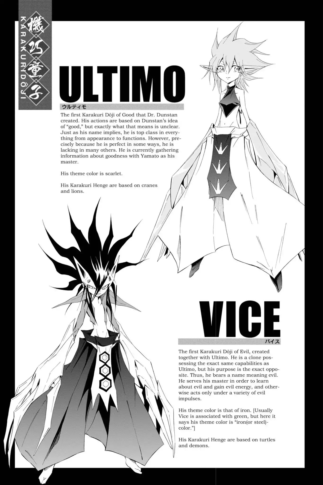 Karakuridouji Ultimo Chapter 4.5 page 3 - Vol.1 BONUS MATERIAL: Karakuri Profiles