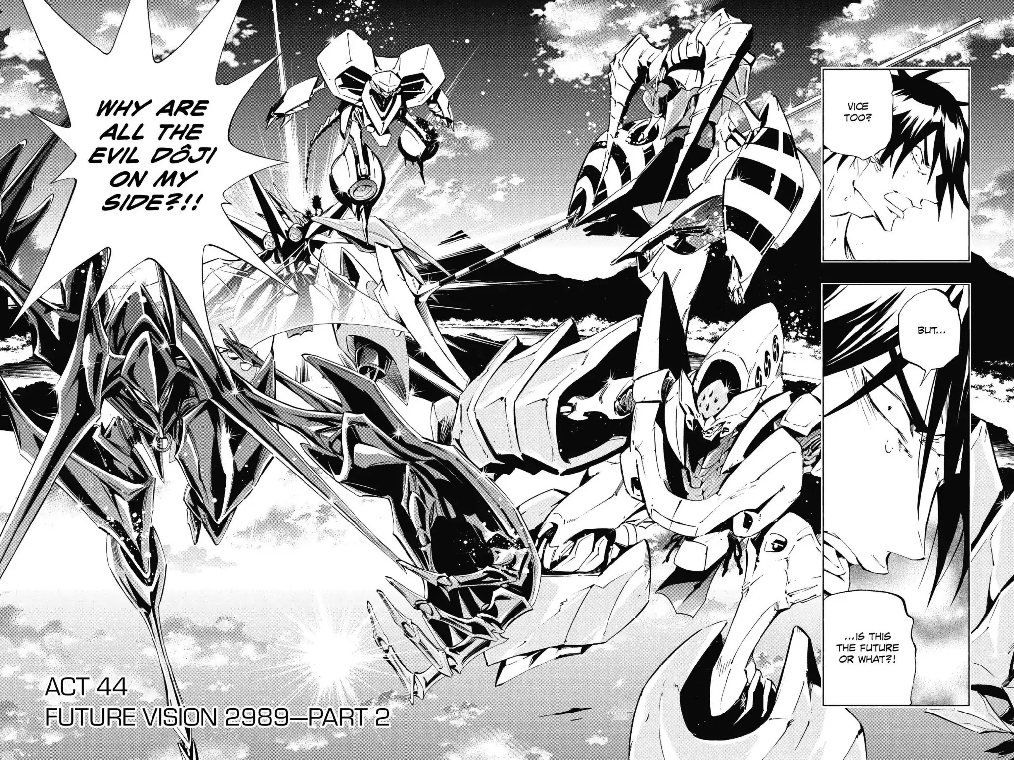 Karakuridouji Ultimo Chapter 44 page 8 - Chapter 44-p2: Vol.11 ACT 44: Future Vision 2989 - Part 2