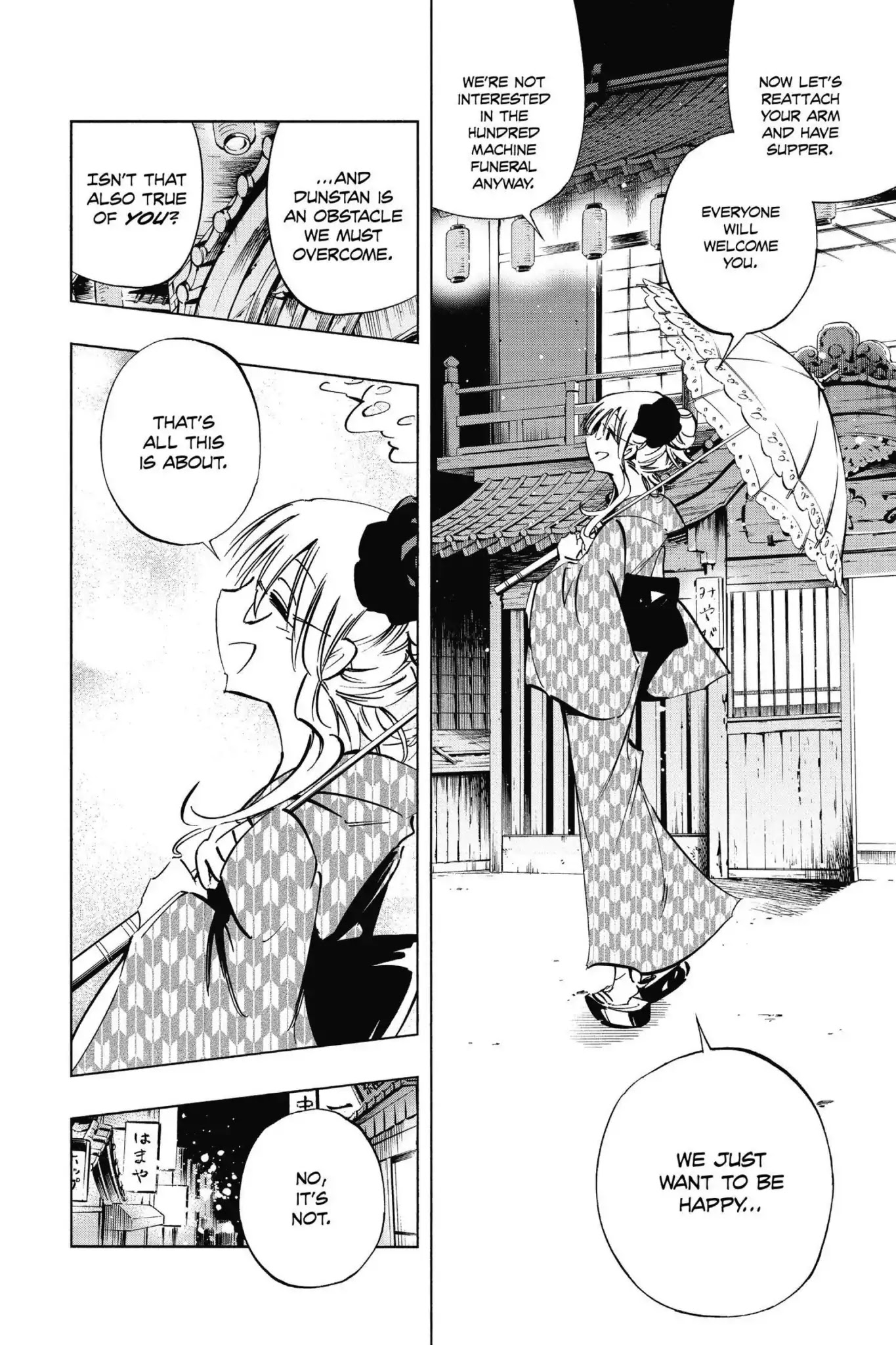 Karakuridouji Ultimo Chapter 47 page 14 - Chapter 47: Vol.11 ACT 47: Baring Fangs, Dressed in White