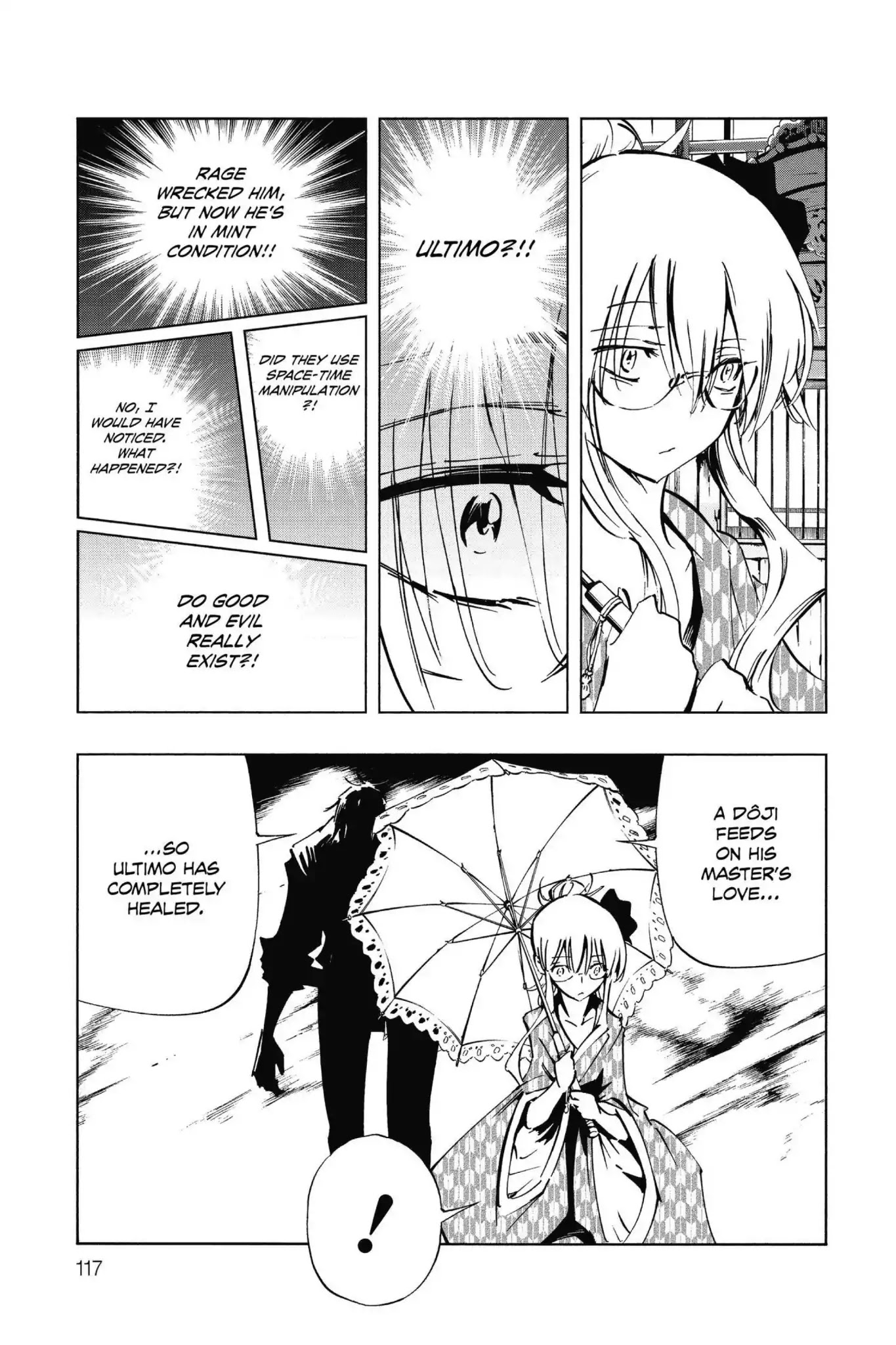 Karakuridouji Ultimo Chapter 47 page 17 - Chapter 47: Vol.11 ACT 47: Baring Fangs, Dressed in White