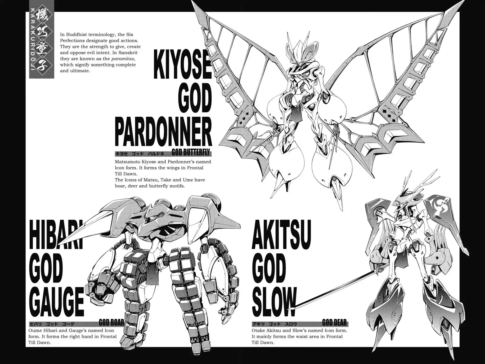 Karakuridouji Ultimo Chapter 51.5 page 3 - Chapter 51.5: Vol.12 BONUS MATERIAL: Karakuri Illustrated Profiles