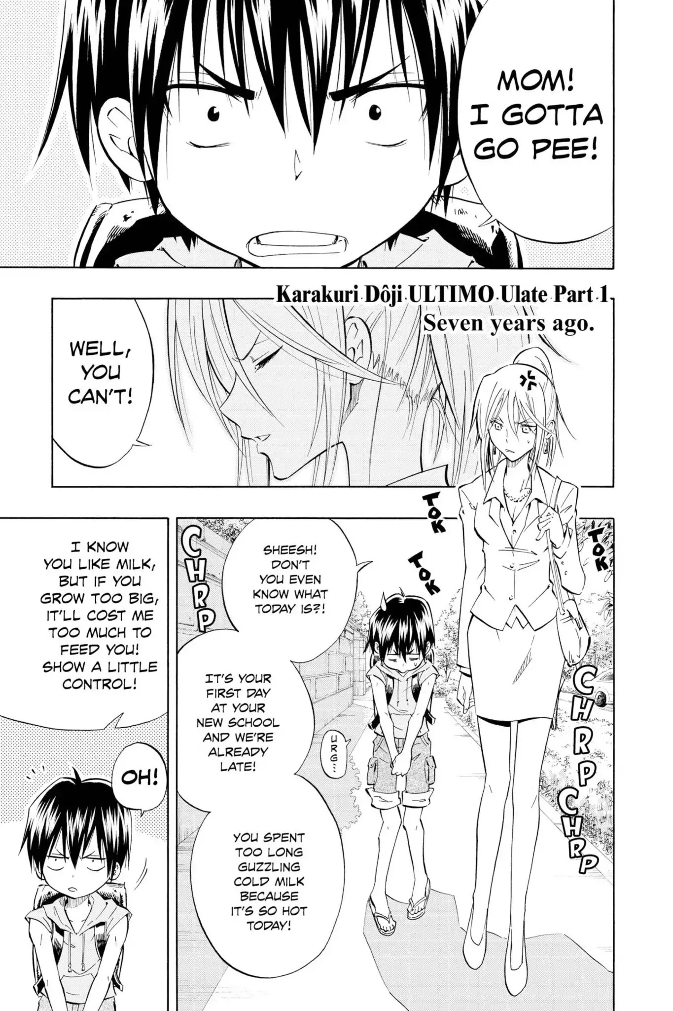 Karakuridouji Ultimo Chapter 8.5 page 1 - Vol.2 Karakuri Dôji ULTIMO Ulate Part I