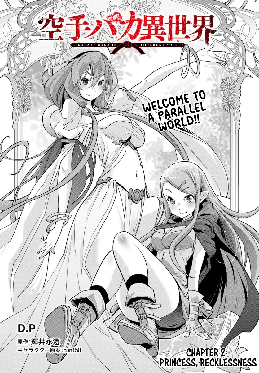 Karate Baka in Different World Chapter 2 page 3 - Chapter 2: Princess, Recklessness