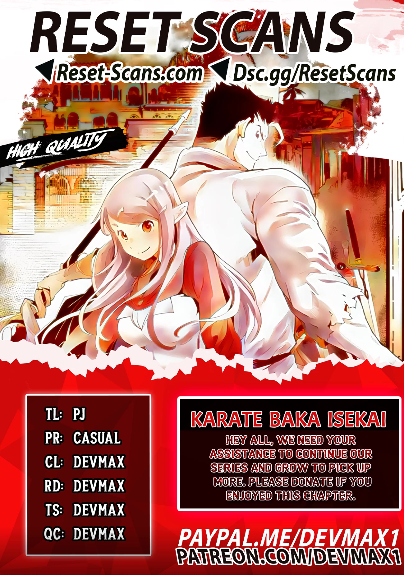 Karate Baka in Different World Chapter 21.1 page 1 - Chapter 21.1