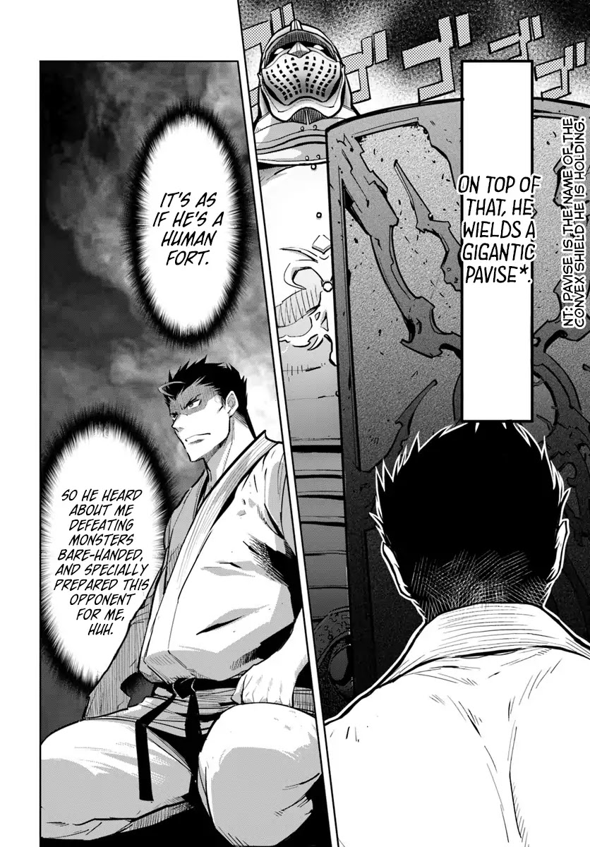 Karate Baka in Different World Chapter 4 page 3 - Chapter 4: Karate vs Heavily Armored Knight (1)
