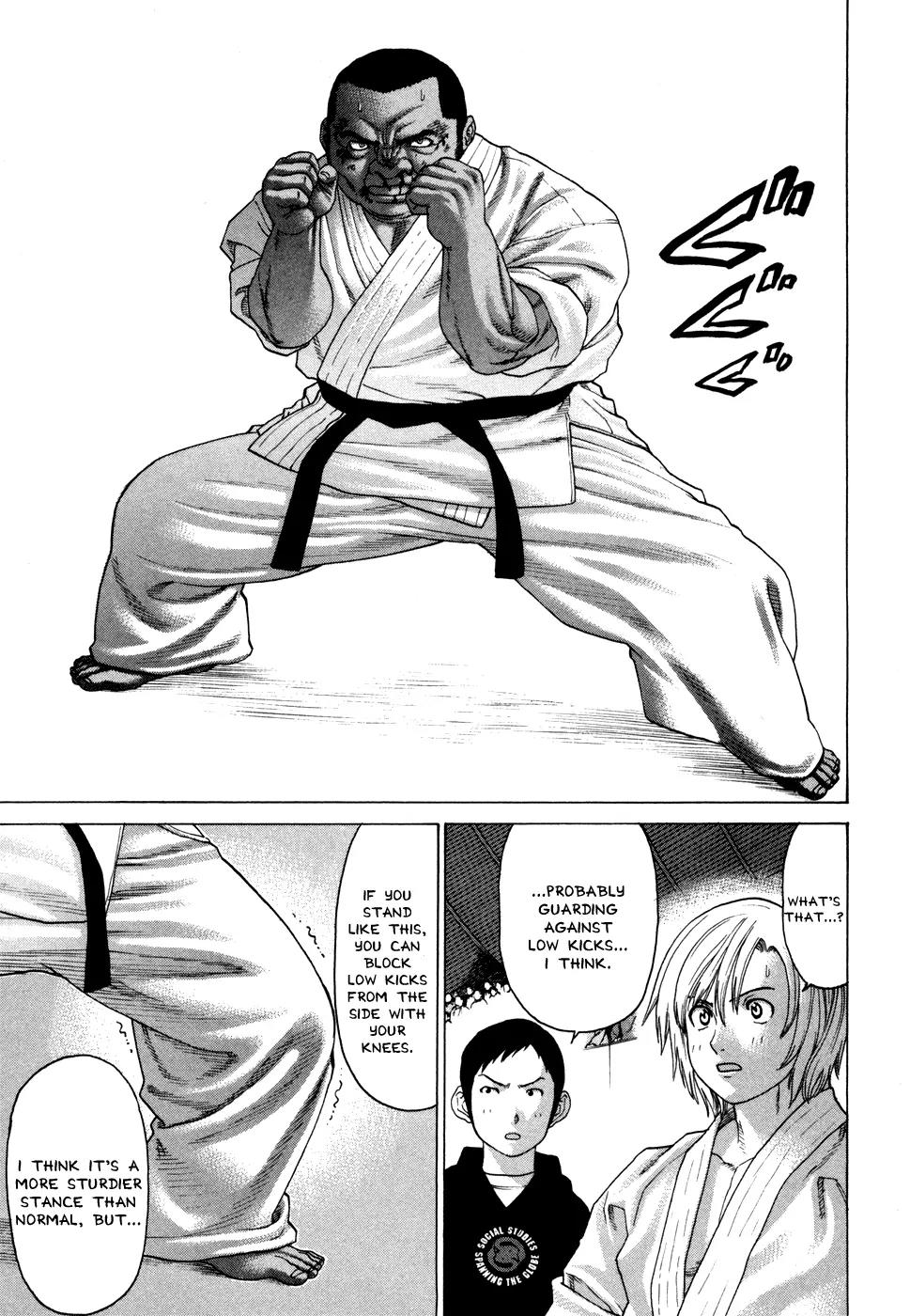 Karate Shoukoushi Kohinata Minoru Chapter 117 page 15 - Chapter 117 : First Match of the Open Weight Class