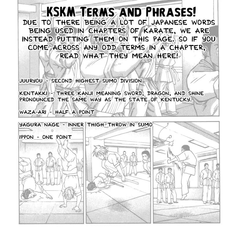 Karate Shoukoushi Kohinata Minoru Chapter 118 page 1 - Chapter 118: The Center of Attention : Karate vs Sumo