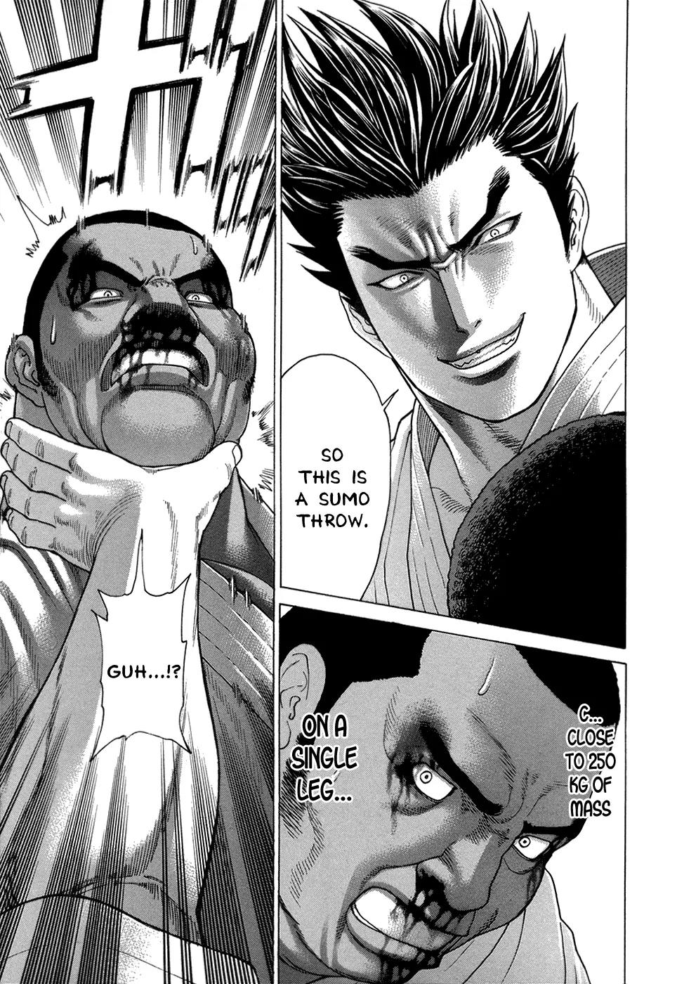 Karate Shoukoushi Kohinata Minoru Chapter 118 page 12 - Chapter 118: The Center of Attention : Karate vs Sumo