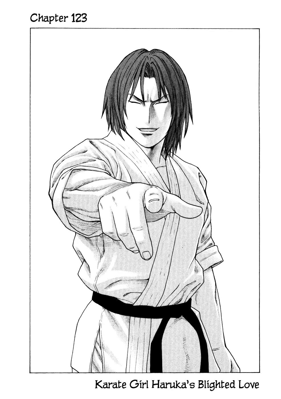 Karate Shoukoushi Kohinata Minoru Chapter 123 page 1 - Chapter 123: Karate Girl Haruka's Blighted Love