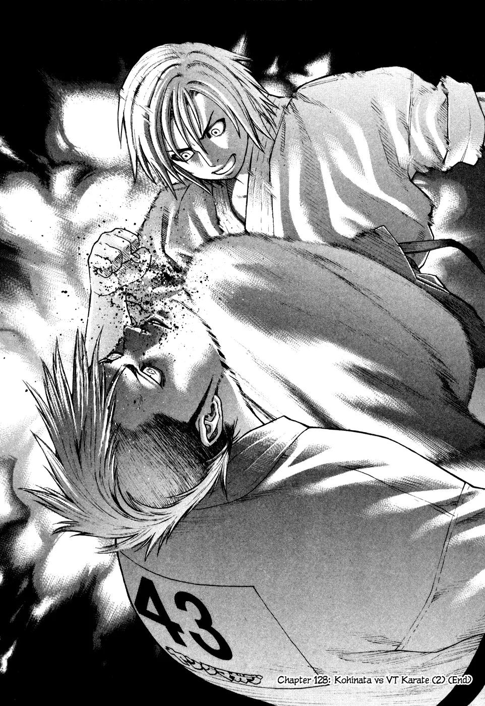 Karate Shoukoushi Kohinata Minoru Chapter 128 page 19 - Chapter 128: Kohinata vs VT Karate (2)