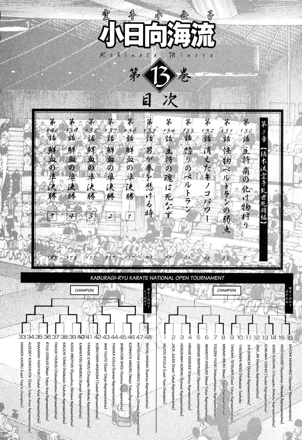 Karate Shoukoushi Kohinata Minoru Chapter 130 page 7 - Chapter 130 : Capitain Minami's Monster Hunt
