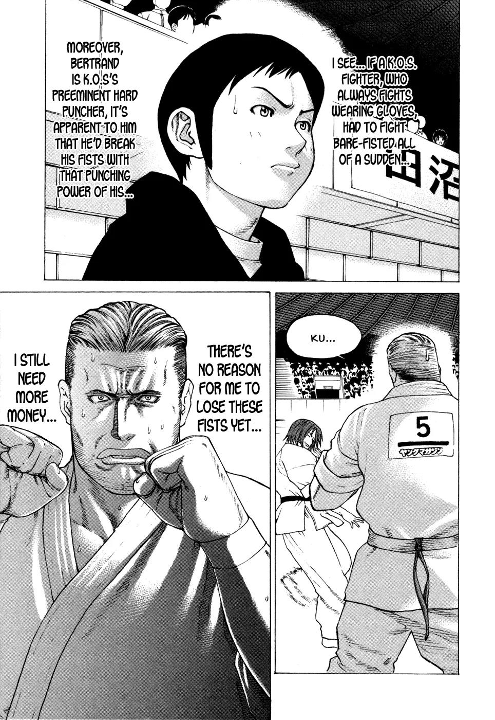 Karate Shoukoushi Kohinata Minoru Chapter 131 page 10 - Chapter 131 : Monster Bertrand's Weakness