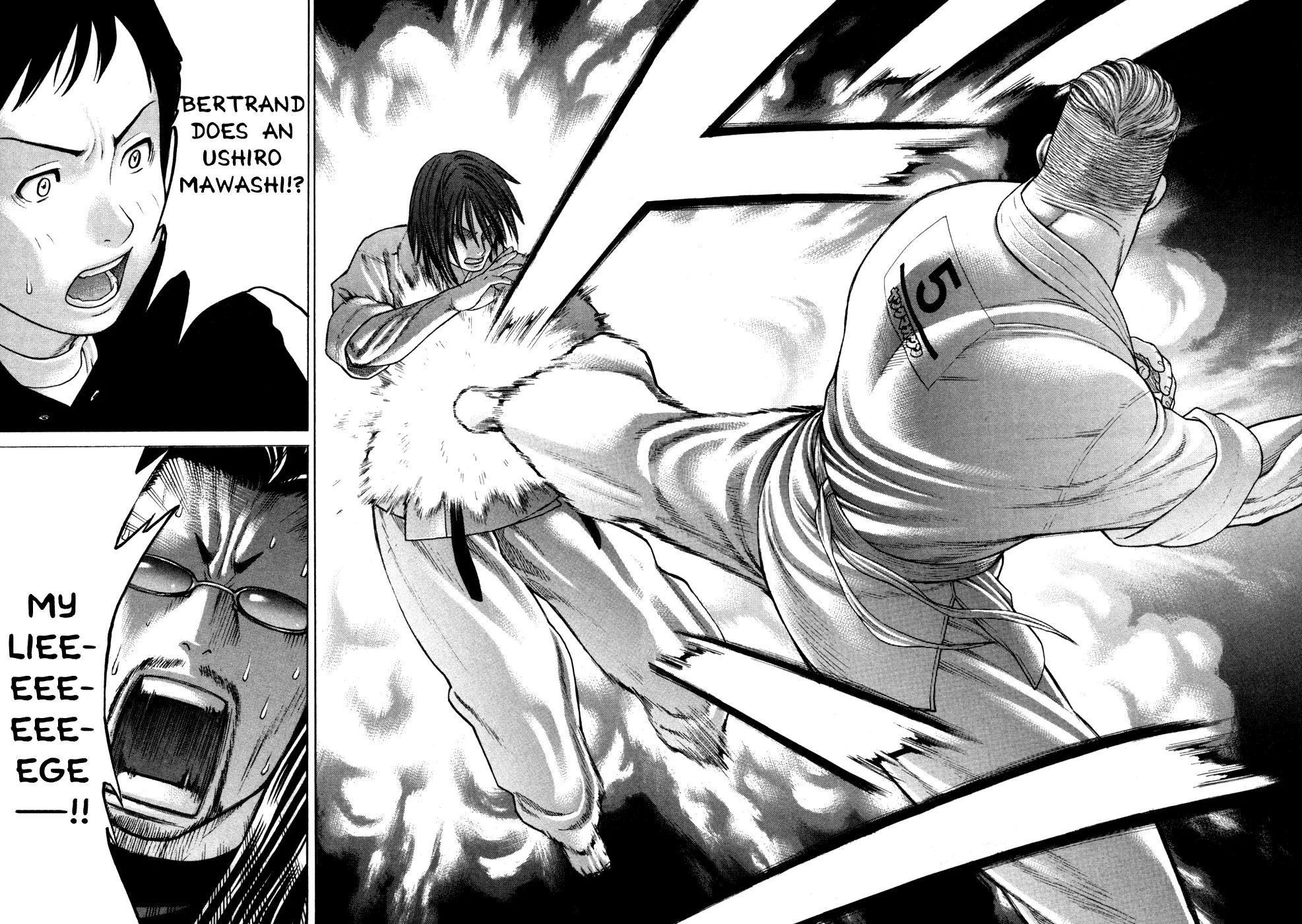 Karate Shoukoushi Kohinata Minoru Chapter 131 page 13 - Chapter 131 : Monster Bertrand's Weakness