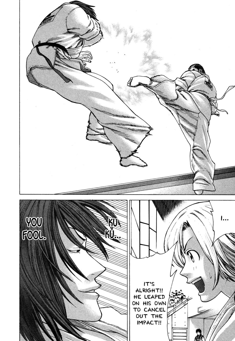 Karate Shoukoushi Kohinata Minoru Chapter 131 page 14 - Chapter 131 : Monster Bertrand's Weakness
