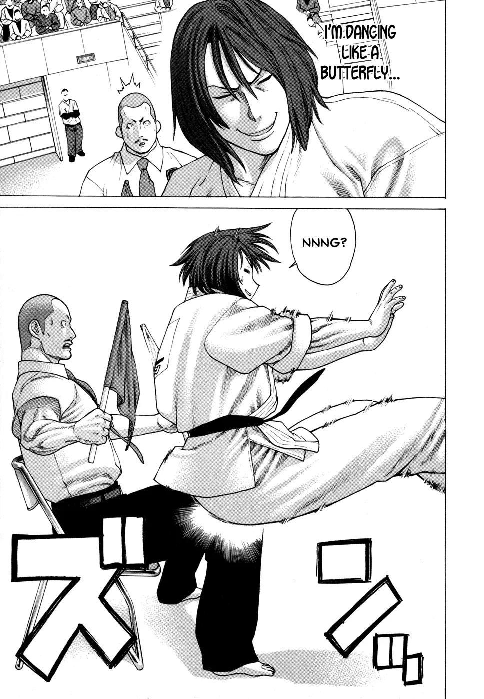 Karate Shoukoushi Kohinata Minoru Chapter 131 page 15 - Chapter 131 : Monster Bertrand's Weakness