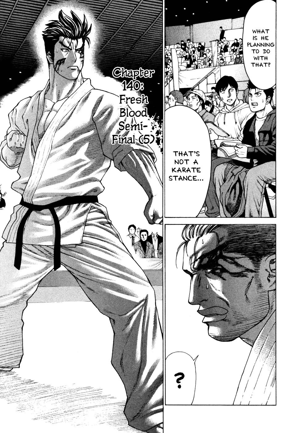 Karate Shoukoushi Kohinata Minoru Chapter 140 page 1 - Chapter 140 : Fresh Blood Semi-Final (5)