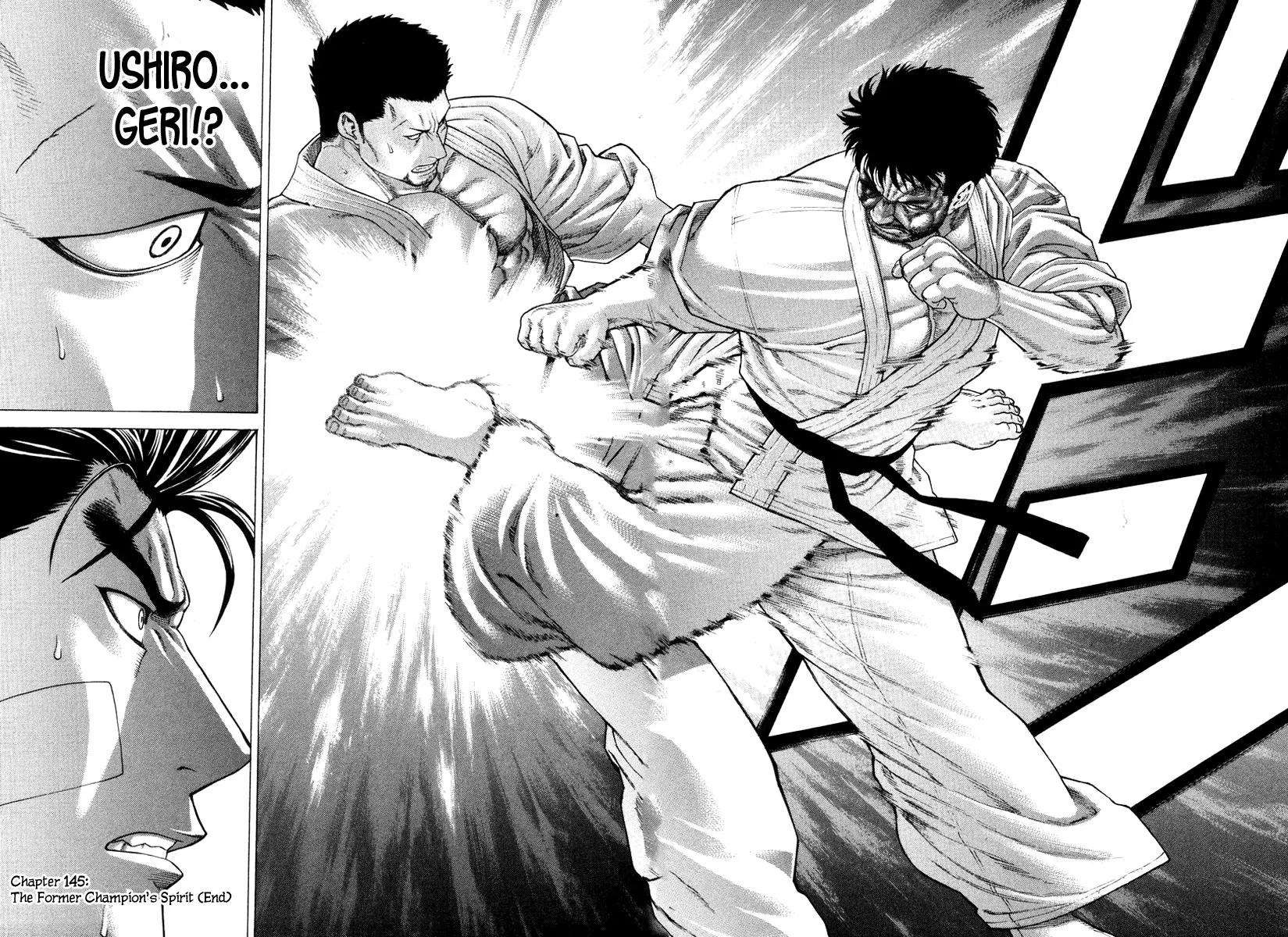 Karate Shoukoushi Kohinata Minoru Chapter 145 page 15 - Chapter 145: The Former Champion's Spirit