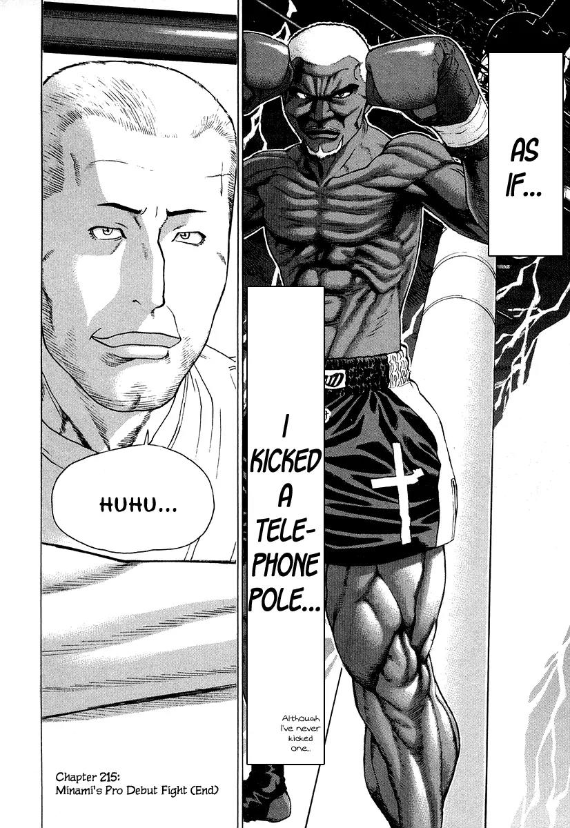 Karate Shoukoushi Kohinata Minoru Chapter 215 page 19 - Chapter 215: Minami's Pro Debut Fight