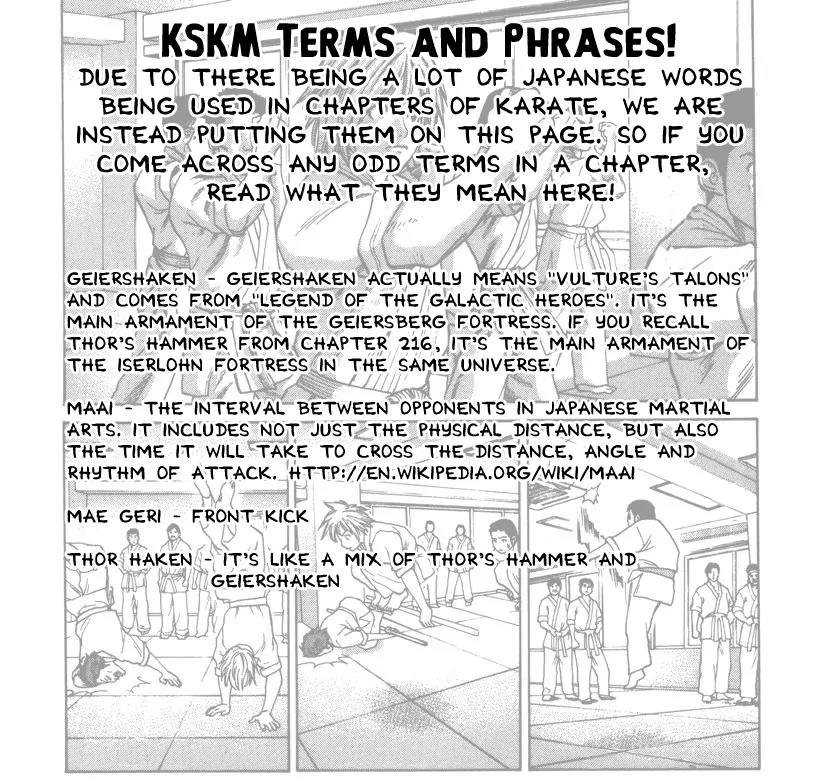 Karate Shoukoushi Kohinata Minoru Chapter 220 page 2 - Chapter 220 : Wondrous Gedan