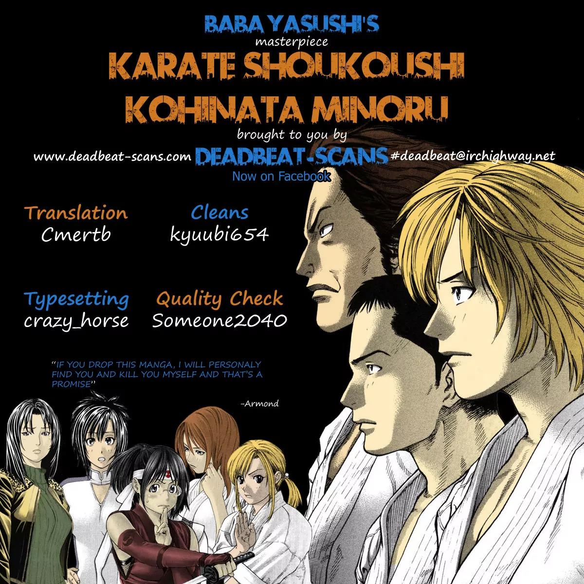 Karate Shoukoushi Kohinata Minoru Chapter 258 page 20 - Chapter 258: The Cowed Tiger