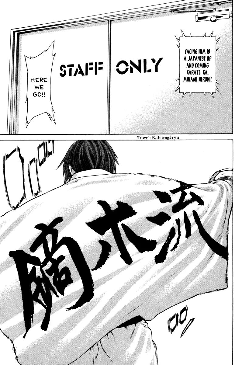 Karate Shoukoushi Kohinata Minoru Chapter 323 page 15 - Chapter 323: Pro Wrestling vs Kickboxing