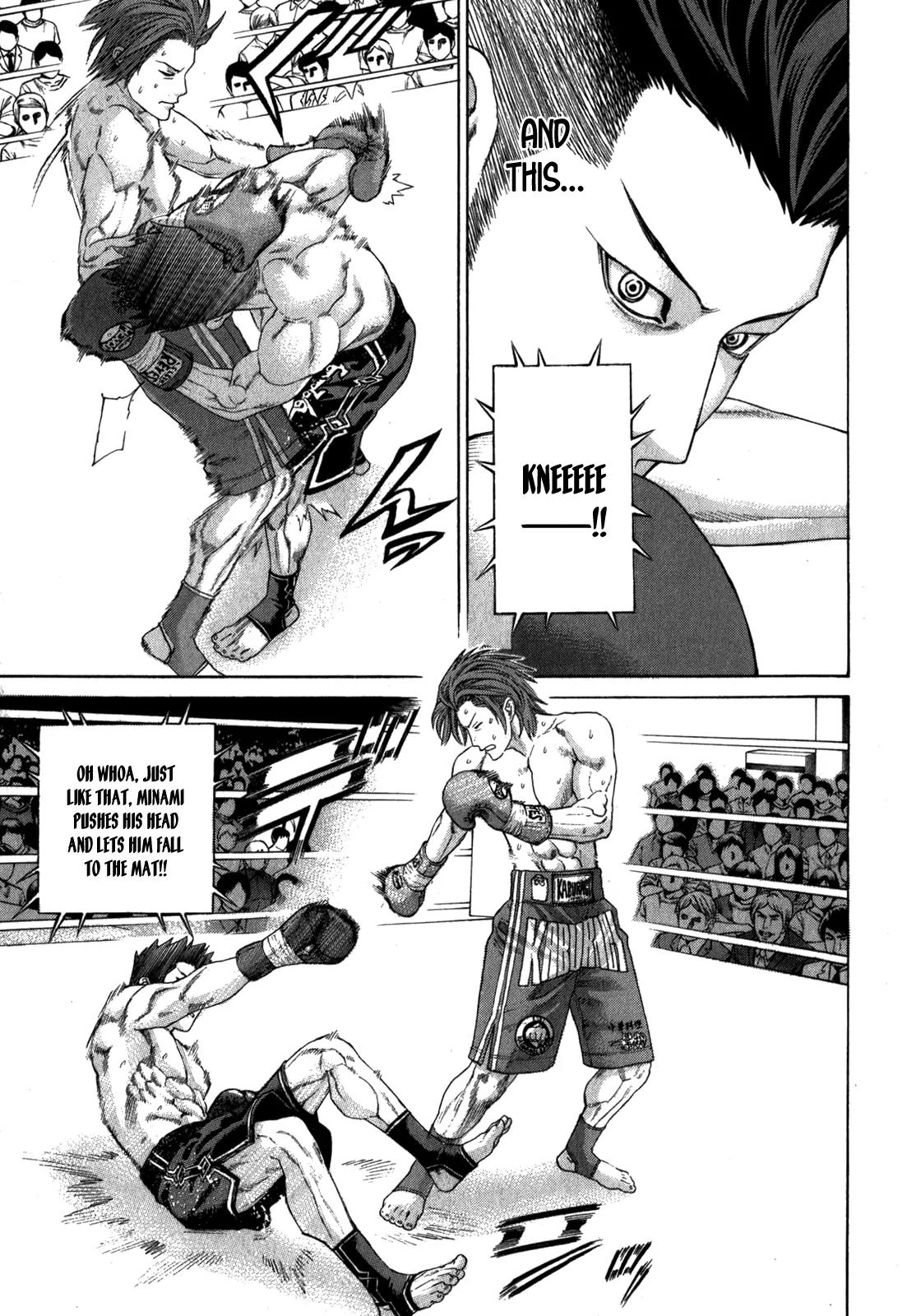 Karate Shoukoushi Kohinata Minoru Chapter 328 page 17 - Chapter 328: Abruptly Changed Squinty Eyes